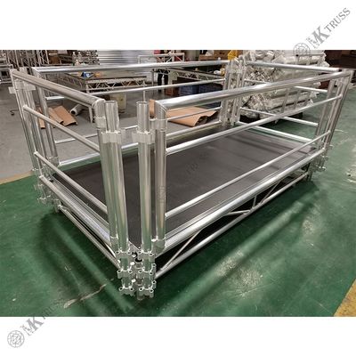 Portable Outdoor Concert Stages with Adjustable Height and 750kg/m2 Load Capacity