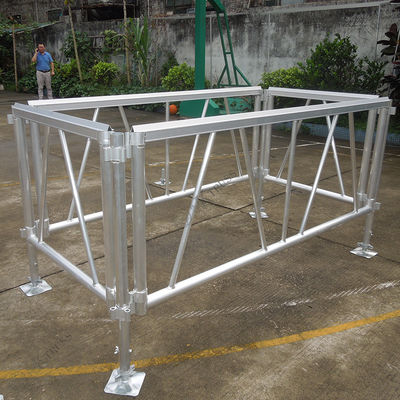 Smart Stage Light Outdoor Stage with Aluminum Alloy 6082-T6/6061-T6 and Easy Assembly